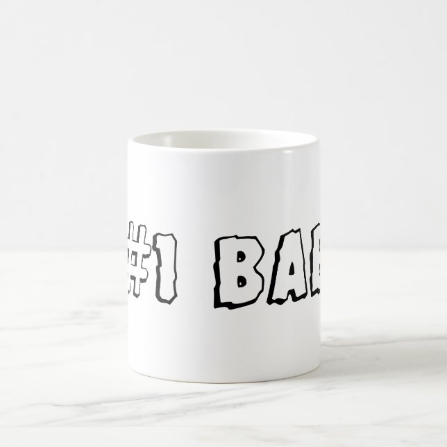 ZAHL EINE Bae #1 Kaffeetasse (Mittel)