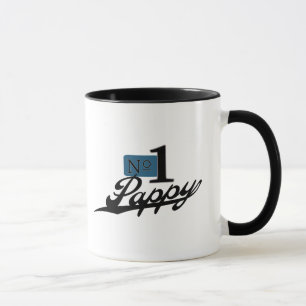 Zahl eine Pappy Tasse