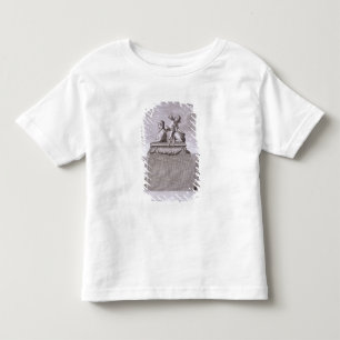 Zahl einer Sphinxes im weißen Marmor, ein bro Kleinkind T-shirt