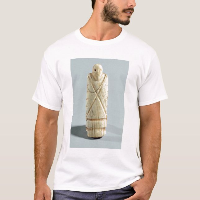 Zahl eines bärtigen Mannes (Elefantelfenbein) T-Shirt (Vorderseite)