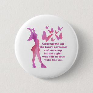 Zahl Skater-kundenspezifischer Button