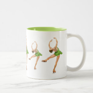 Zahl Skater-Tasse Zweifarbige Tasse