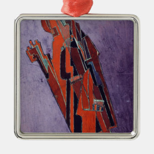 Zahl Studie - Entwurf für Skulptur Ornament Aus Metall