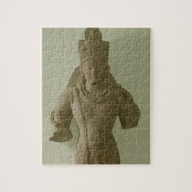 Zahl von Lord Vishnu, Mathura (roter Sandstein) Puzzle (Vertikal)