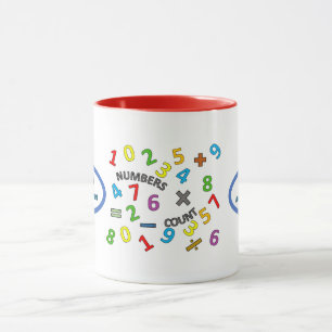 Zahl-Zählungs-Tasse Tasse