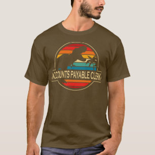 Zahlbare Konten für Clerk Dinosaur T-Shirt