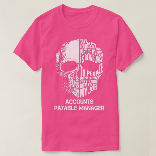 Zahlbare Konten T-Shirt (Design vorne)