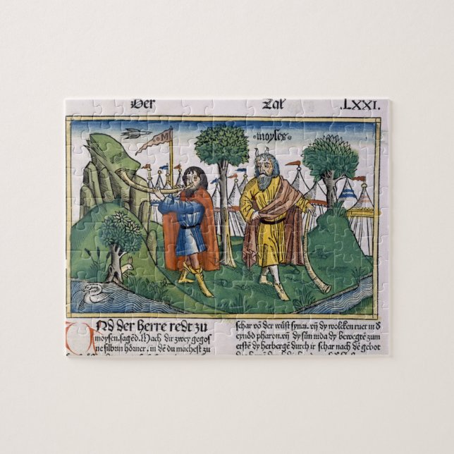 Zahlen 2 die Lageraufgaben der Israelite, Puzzle (Horizontal)