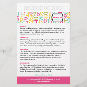 Zahlen 5.5x8.5 Flyer