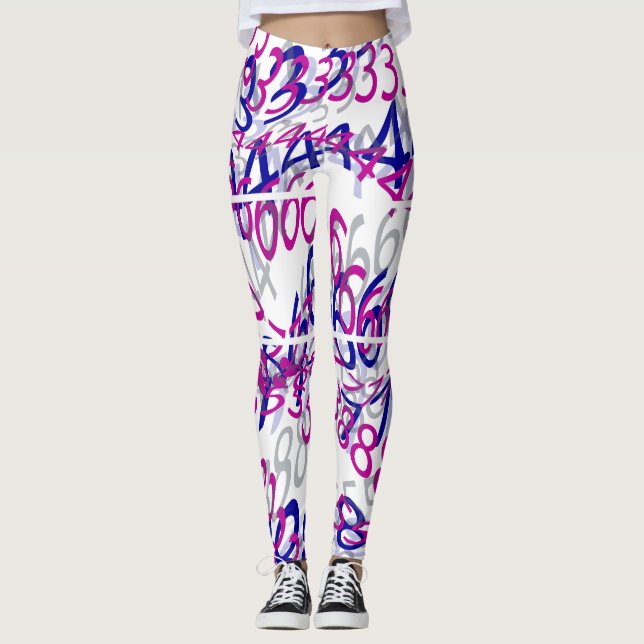 Zahlen dazu leggings (Vorderseite)