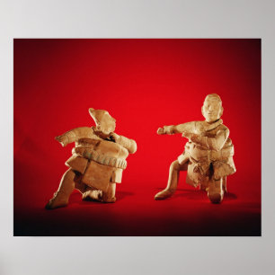 Zahlen der zeremoniellen Ballspieler Poster