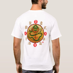 Zahlen für Drachen und altes Kanji T-Shirt