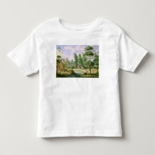 Zahlen im Boden eines Landhauses Kleinkind T-shirt