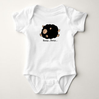 Zählen lustiger Schafe zum Einschlafen Baby Strampler