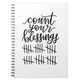 zählen Sie Ihre Segen-Zeitschrift Notizblock