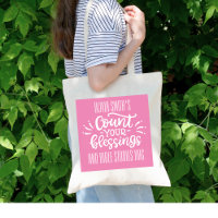 Zählen Sie Ihren Segen Name Kind VBS Church Bag
