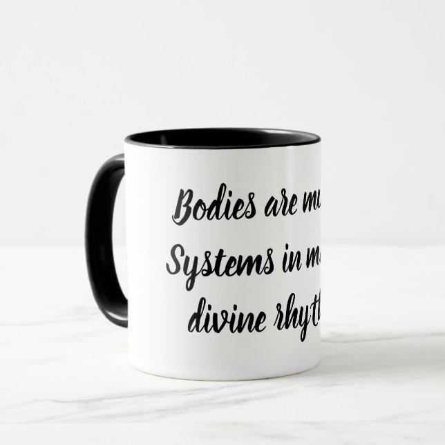 Zählen Sie jeden Atemzug Tasse (Vorderseite Links)