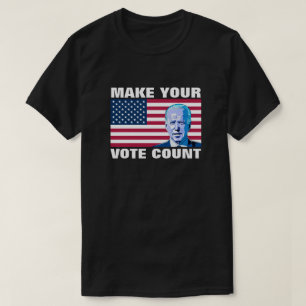 Zahlen Sie Joe Biden Artwork 1 US-Fahne aus T-Shirt