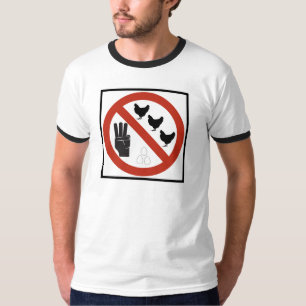 Zählen Sie nicht Ihre Hühner, bevor sie Zeichen T-Shirt
