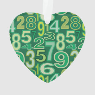 Zahlenmuster Ornament