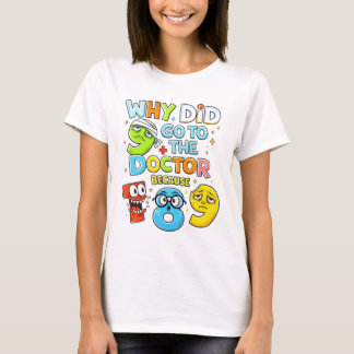 Zahlentag Lustiges Mathe T-Shirt 9 Arzt für Lehrer