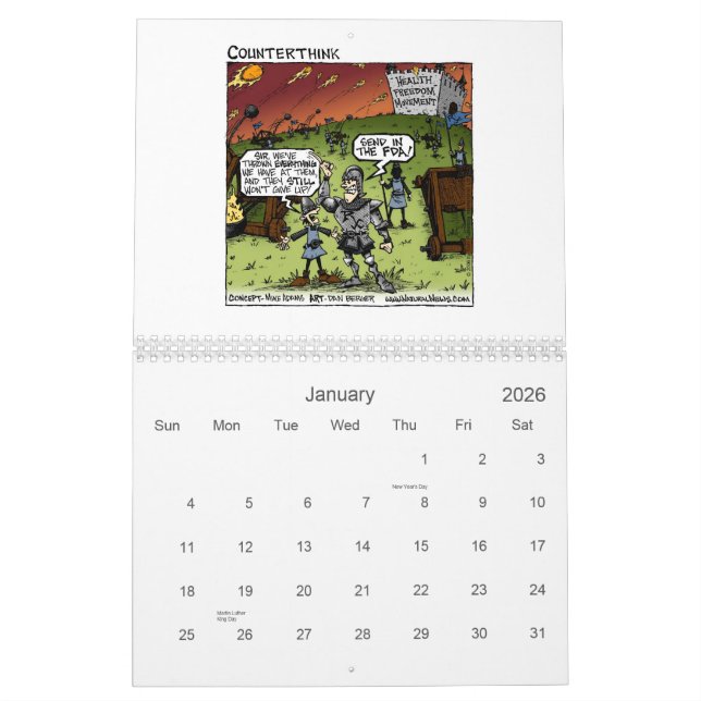 Zähler 2010 denken Kalender (Jan 2026)