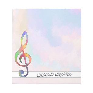 Zähler Notenschlüssel Notizblock