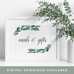 Zahlreiche Foliage Hochzeitkarten & Geschenkzeiche Poster