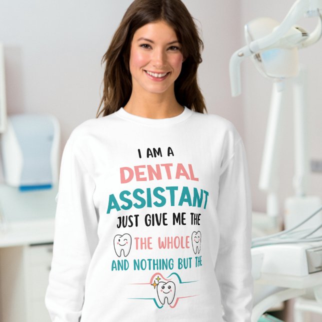 ZAHLREICHE HILFE: Der ganze Zelt Sweatshirt (Stylish sweatshirt to give to your fave Dental Assistant on Dental Assistants Appreciation Day)