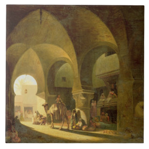 Zahlreiche Zahlen in einem afrikanischen Fliese