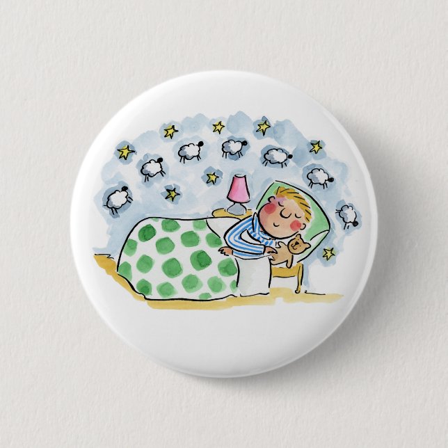 Zählschaf Button (Vorderseite)