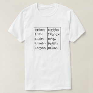 Zählung auf zehn T-Shirt