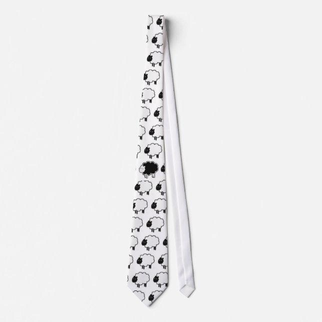 Zählung der Schaf-Krawatte Krawatte (Vorderseite)