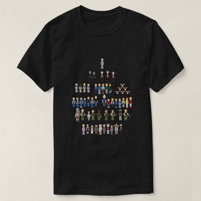 Zählung im 80er T-Shirt (Design vorne)