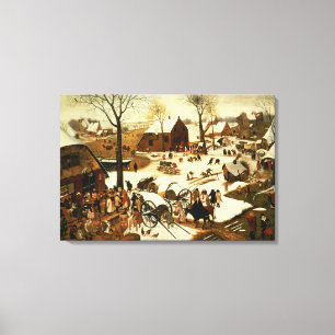 Zählung in Bethlehem, c.1566 Leinwanddruck
