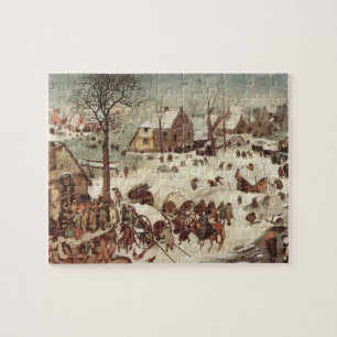 Zählung in Bethlehem durch Pieter Bruegel Puzzle