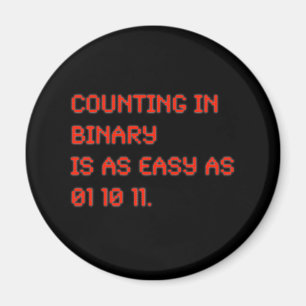 Zählung in der Zweiheit Magnet
