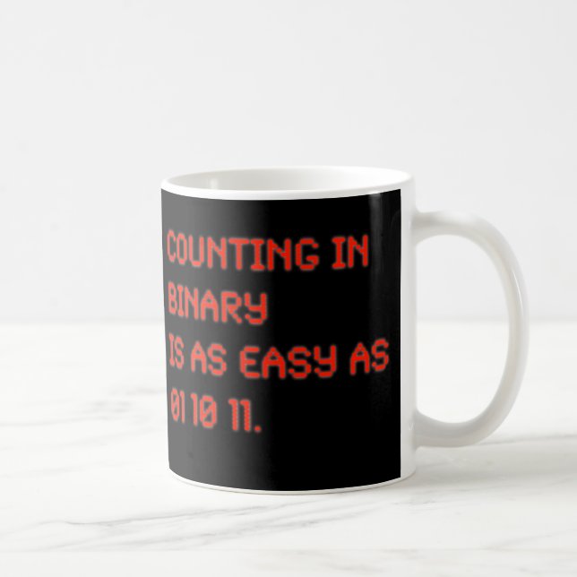 Zählung in der Zweiheit Tasse (Rechts)