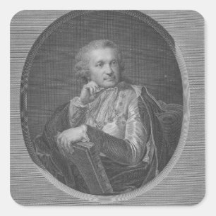 Zählung Stroganov Quadratischer Aufkleber