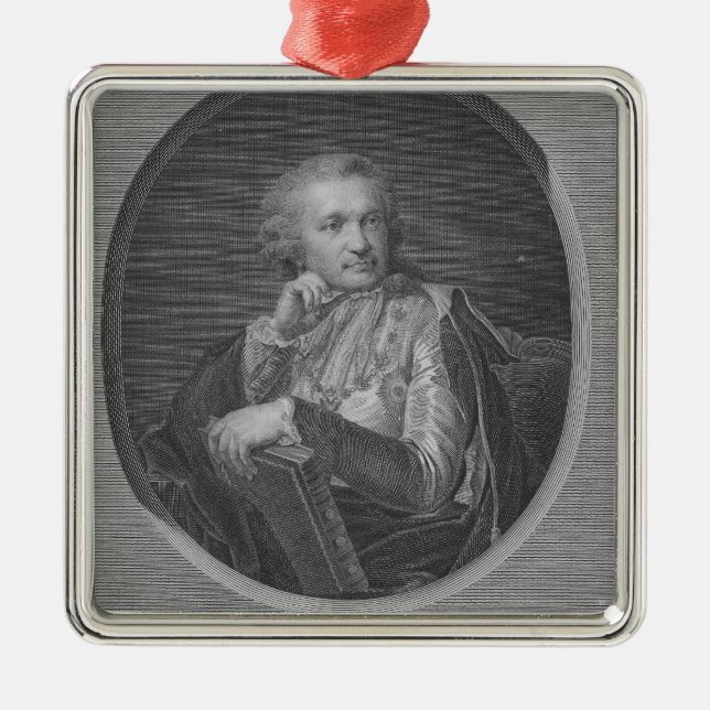 Zählung Stroganov Silbernes Ornament (Vorne)