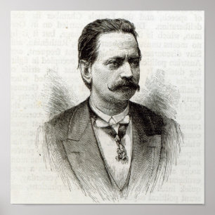 Zählung Taafe, "von der Freizeit-Stunde", 1891 Poster