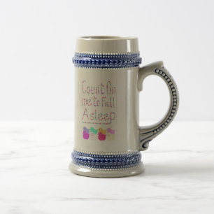 Zählungs-Schaf-Tasse Bierglas