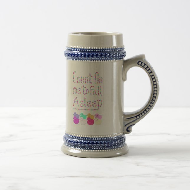 Zählungs-Schaf-Tasse Bierglas (Rechts)