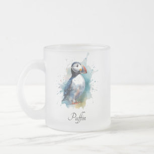 Zahmer Wasserfarben-Papageientaucher, individuell Mattglastasse