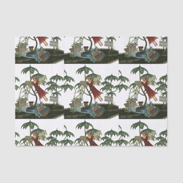 Zahn-Fee im Flug Seidenpapier (Vorderseite)