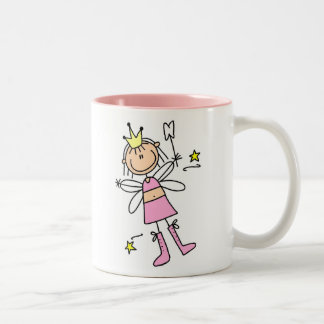 Zahn-Fee-Strichmännchen-Tasse Zweifarbige Tasse