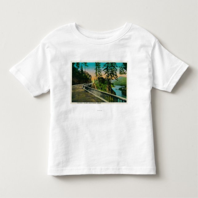 Zahn-Felsen auf Fluss Kolumbiens RiverColumbia Kleinkind T-shirt (Vorderseite)