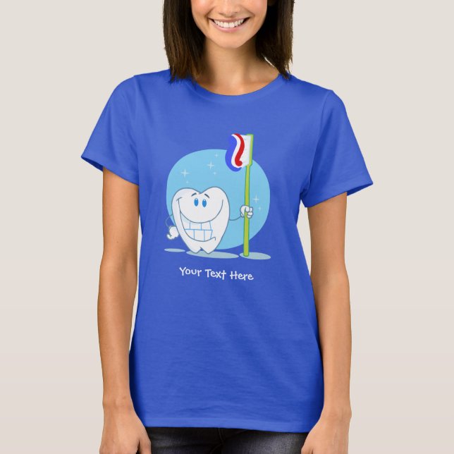 Zahn (kundengerecht) T-Shirt (Vorderseite)