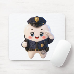 Zahn-Polizist-Mauspad Mousepad