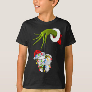 Zahn Zahnarzt Dental Sofortzähne Weihnachten Xmas T-Shirt